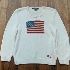 Ralph Lauren Sport American Flag Sweater